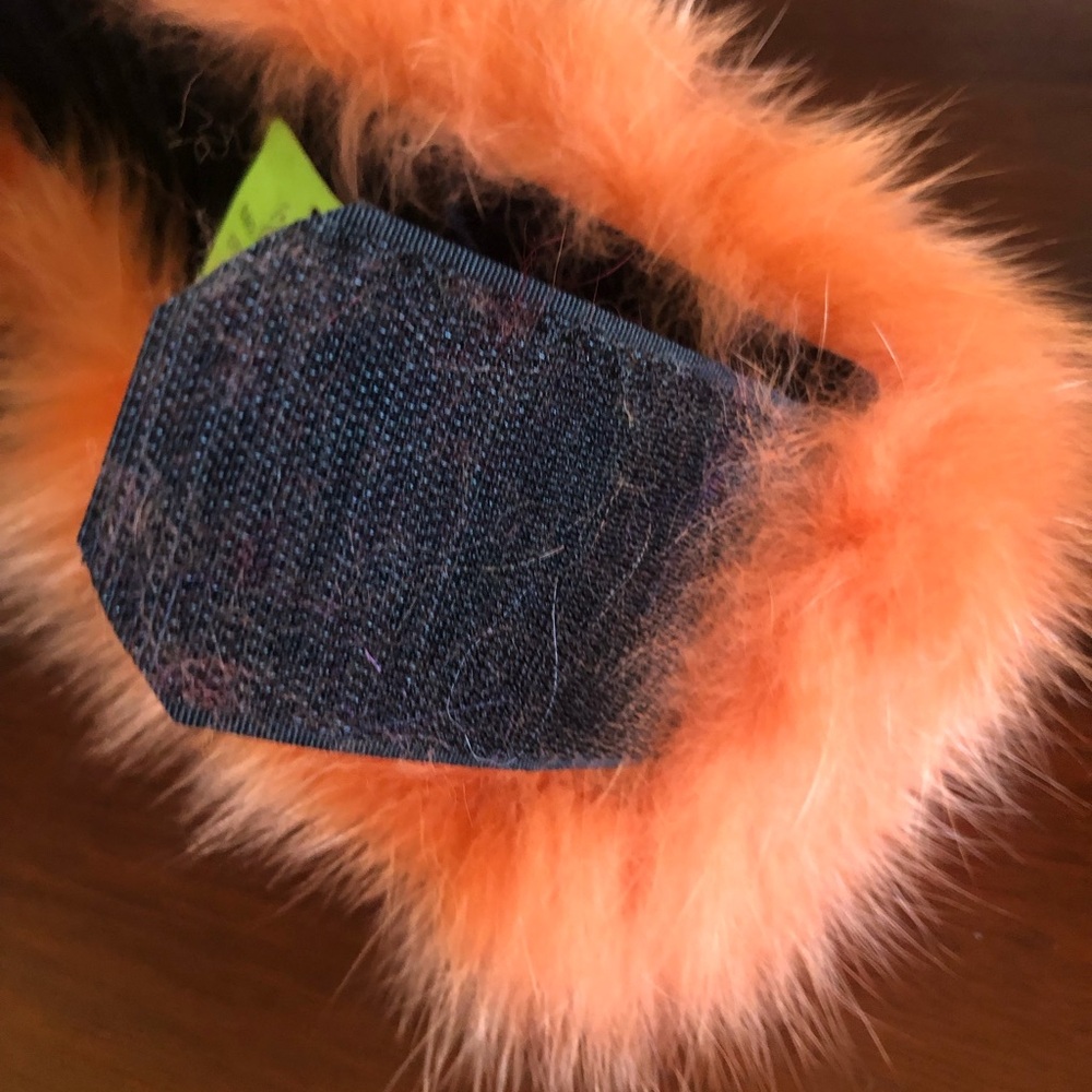 Orange Fur Hat Band - Picture 4 of 4